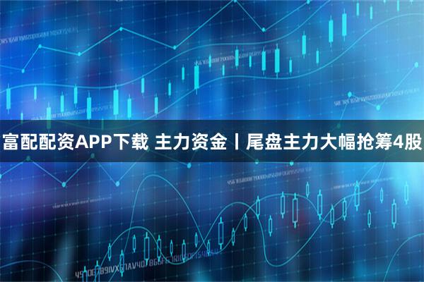 富配配资APP下载 主力资金丨尾盘主力大幅抢筹4股
